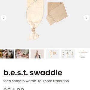 Swaddle Sleep Sack in Cream